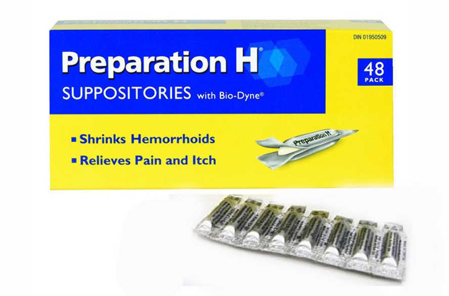 Viên thuốc đạn nhét trĩ Preparation H® Suppositories