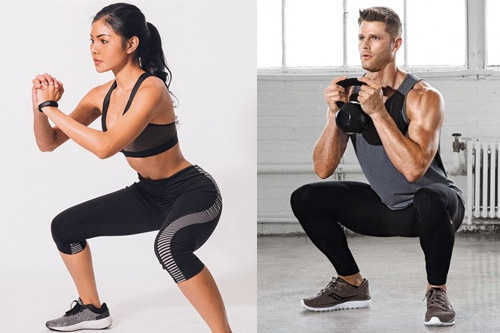 Tập cơ bụng và tập Squat