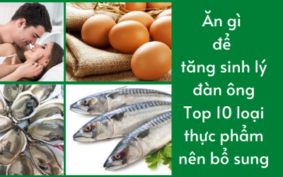 Ăn gì để tăng sinh lý đàn ông: Top 10 loại thực phẩm nên bổ sung