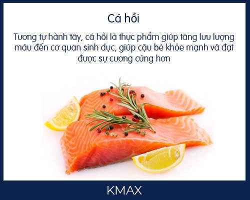 Cá hồi giúp tăng kích thước dương vật