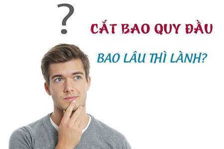 Cắt bao quy đầu bao lâu thì lành tháo được băng?