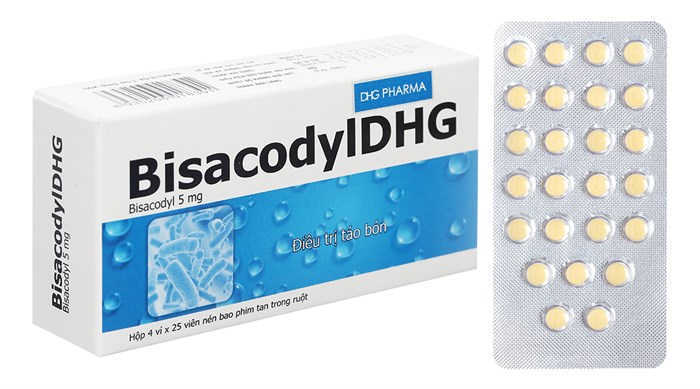 Thuốc Bisacodyl trị táo bón